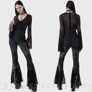 KILLSTAR WISTFUL DESIRE JUMPSUIT XL